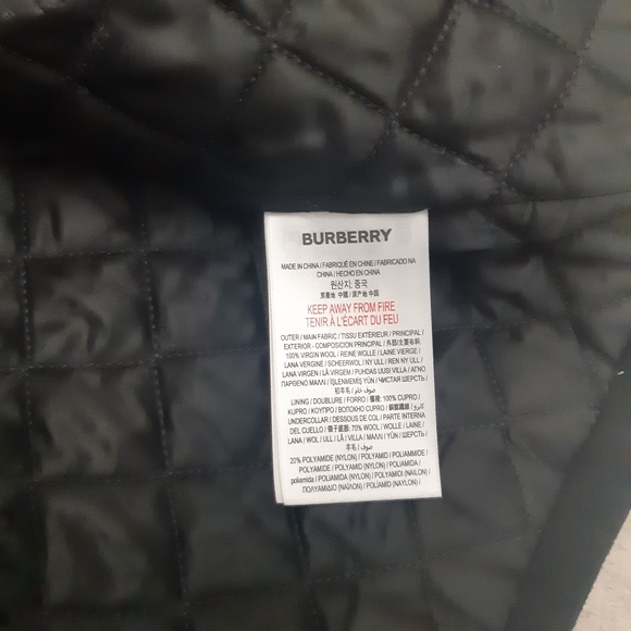 NWT Burberry Girls Junior Wool coat (14y) - Picture 9 of 9